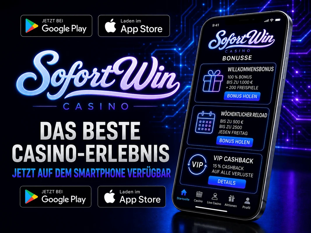 SofortWin App Mobilansicht